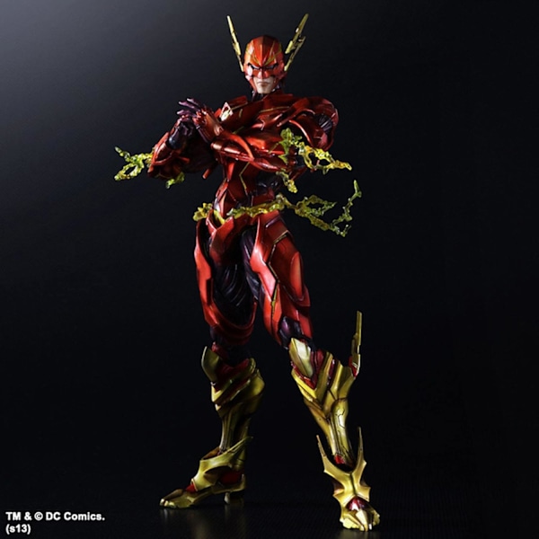 DC Hjältar Flash Actionfigur, Blixt-effektdelar, 25cm Höjd, Handgjord, Giftfri, Kvalitets PVC-Material, Dynamiska Poser, Idealisk För Anime