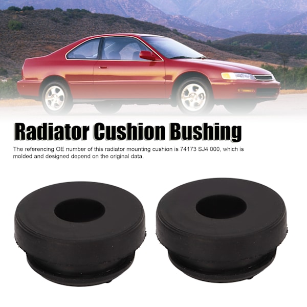2 kpl Jäähdyttimen Kiinnityspehmuste 74173 SJ4 000 Yläeristin Puskimi Accord FIT ODYYSEY CITY CR‑V