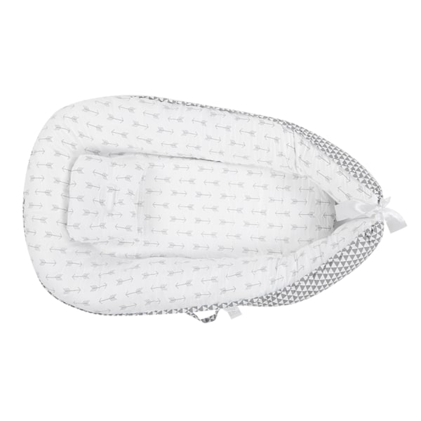 Baby Lounger Bärbar Vikbar Baby Nest Säng Sovplats Mjuk Nyfödd Säng Vagga Madrass (#13 50*85)