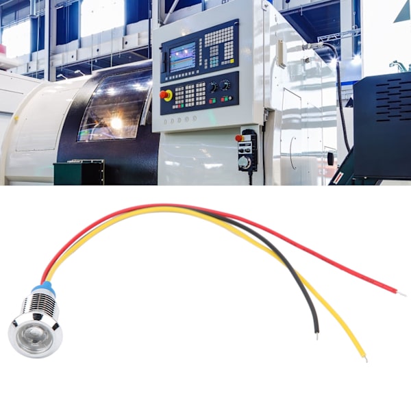 4 Sarjaa Esijohdotettuja Pyöreitä LED-valoja Vedenkestäviä 2-värisiä Indikaattoreita Yhteinen Katodi 10mm 3-6V (Punainen ja Keltainen)