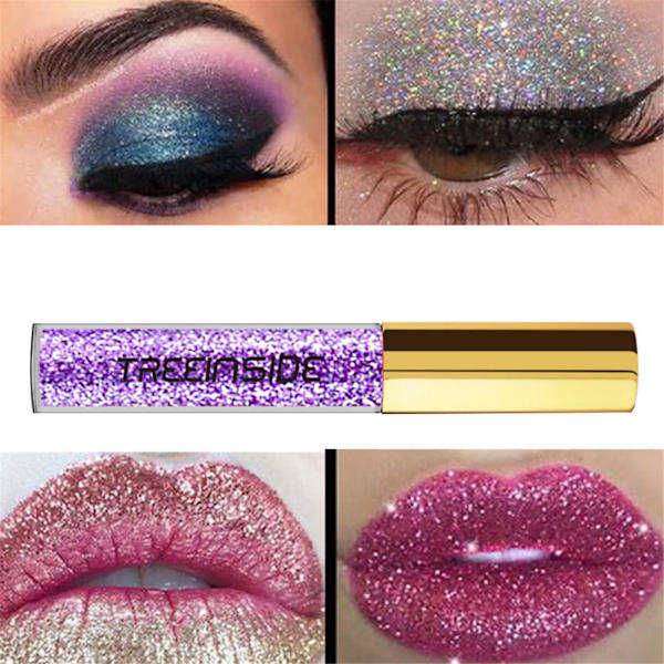 TREEINSIDE Glitter Eyeliner Flytande Glansig Metallic Eyeliner Ögonmakeup #05