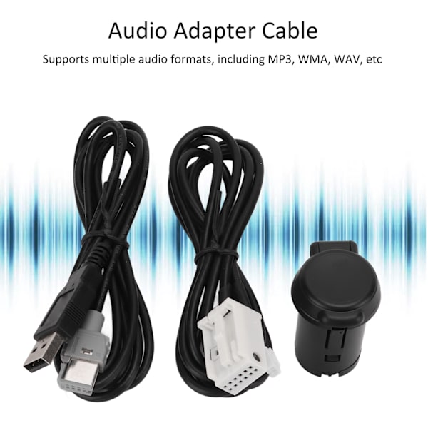 Stereokaiuttimen USB-liitäntäkaapelisetti Peugeot 206 207 307:lle