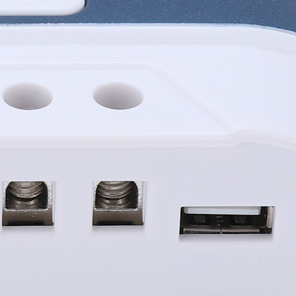 Solcellsladdare-styrenhet 12V 24V LCD-display PWM Solpanelregulator för Hembasstationer Husbilar Yachter Fartyg