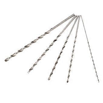 5 stk. 2-5 mm 152 mm Lang HSS Spiralbor Lige Skaft Elektrisk Boreværktøj Sort
