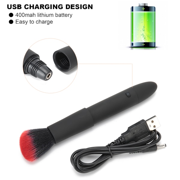 USB-Latautuva Meikkisiveltimen Muotoinen Hierontalaite Vibratori 10 Nopeutta, Hierontatikku