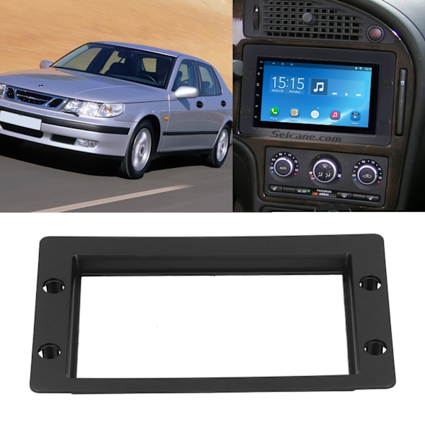 2Din Stereo Radio Facia DVD Audio Navigation Panel Ramme til Saab 9-5 1998+ 8in Skærm