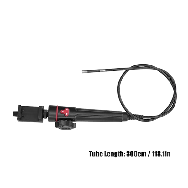 AGC‑180 High Definition Industriel Endoskop Sæt med 8mm Kamera IP67 Vandtæt til Bilreparation 300cm / 118.1in Rør