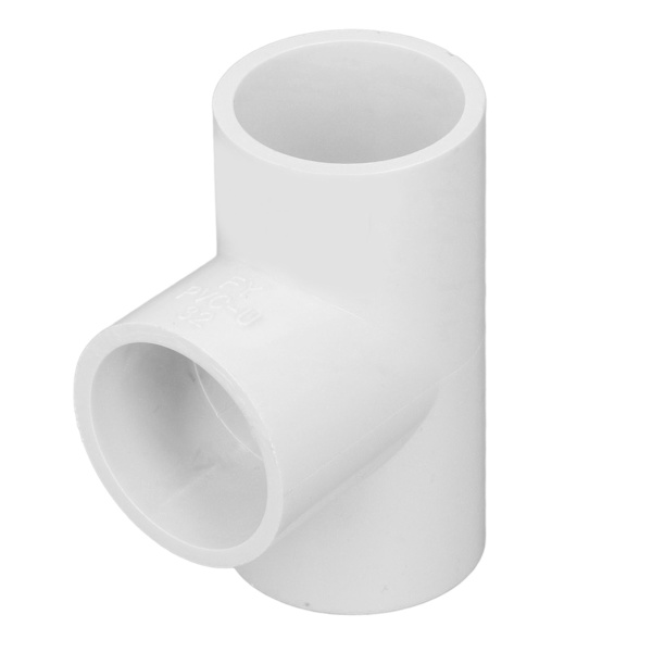 12 stk PVC T-rørbeslag Plast Like Diameter Koblinger Adapter Vannforsyning Hjemmeforbedring 25mm ID