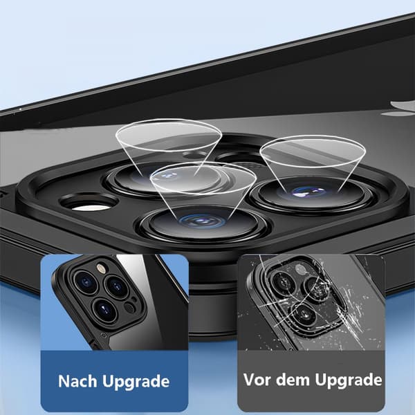Deksel for iPhone 14 Pro 6,1 tommer, ripebestandig transparent bakside