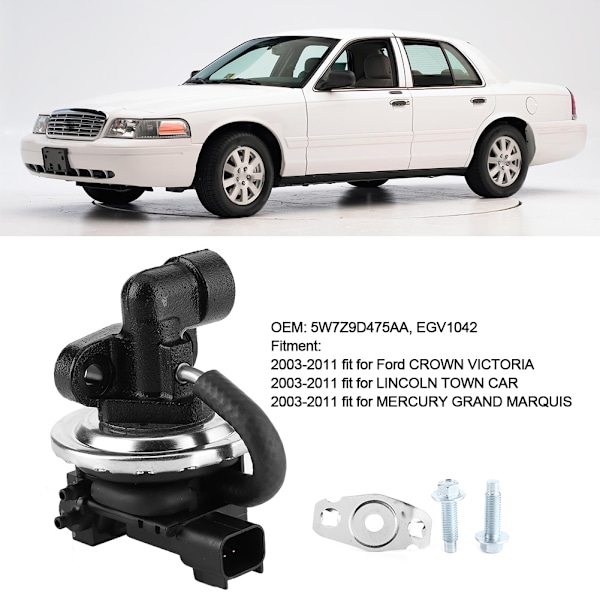 EGR-ventil 5W7Z9D475AA Udskiftning til Ford CROWN VICTORIA