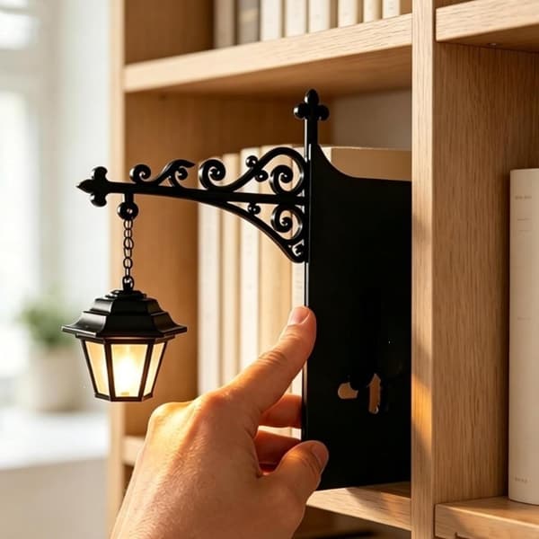 Bibliotekslanterner – Dekorative Boghylde Accentlys, Læselamper og LED Natlamper