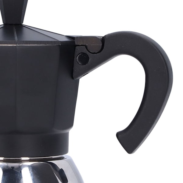 Kaffebryggare med enkel rengöring, brett användningsområde, kompakt storlek, aluminium och rostfritt stål, 200 ml