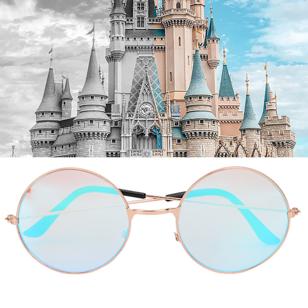 Färgblindhetsglasögon Full Frame Förbättra Synen Unisex Korrigerande Syn Röd Grön Färgblindhet Glasögon för Konst Design Guld