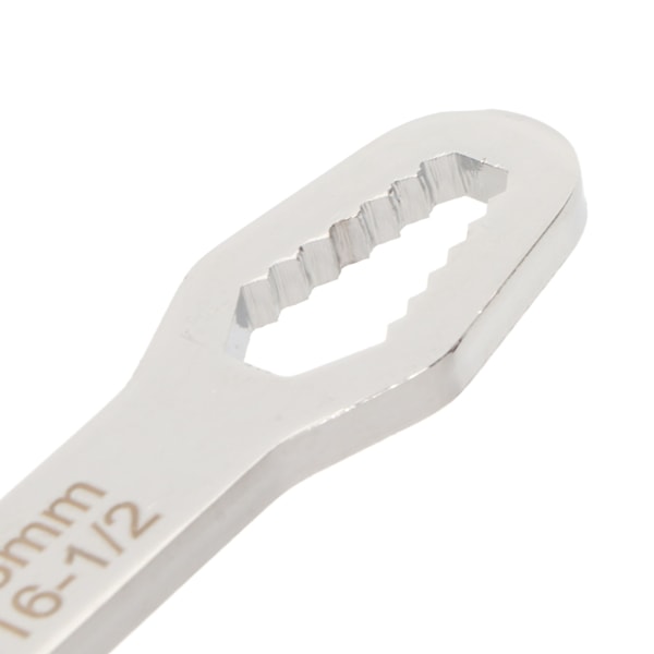 4 st Självjusterande Skiftnyckel 8 till 13mm 14 till 22mm 60HRC Stål Dubbeländad 23cm Lång Universalnyckel för Hemindustri Silverfärg