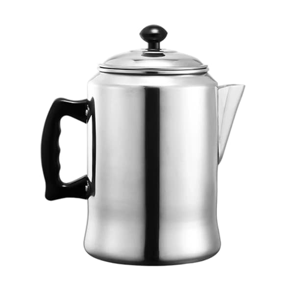 Stark, len, kompromisslös kaffeperkulator för spisen, glaslock, 1 del