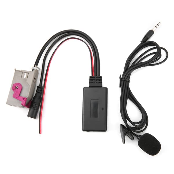 Bil Audio Bluetooth Adapter, Bagudkompatibel Håndfri Mikrofon Plug And Play Installation Bluetooth 5.0 Protokol Premium ABS Materiale DSD