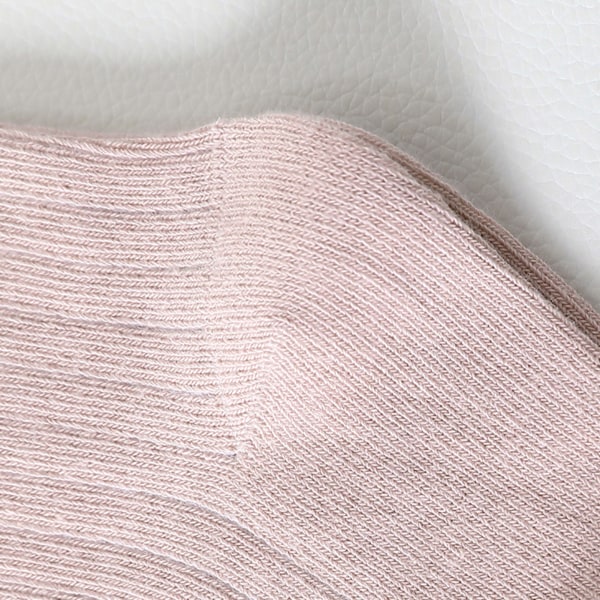 Baby Knähöga Strumpor Vår Höst Trendiga Söta Bomull Lös Stretchig Bekväm Baby Långa Strumpor Rosa M för 1-3 År Gamla