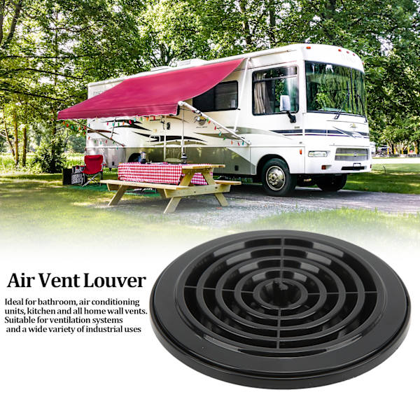 Pyöreä Soffitti-ilmaventtiili Louver HVAC-ilmastointi Universal Autolle, Busseille, RV:lle, Jahdille, Veneelle, Kylpyhuoneen Ilmastointilaitteille