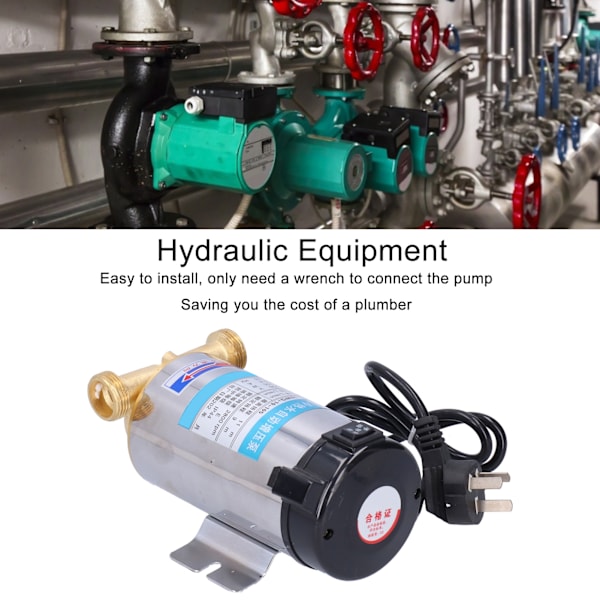Hjemmetrykksforsterkerpumpe G1in Stille Varmt Kald Automatisk Bryter 15WG-10‑105 AU Plugg AC220V