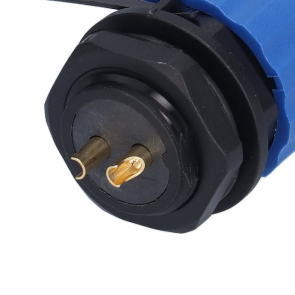 Aviationkontakt IP68 Vattentät Kontakt Bakmutter Han/Hona Butt-terminal 380V SP202 Stift