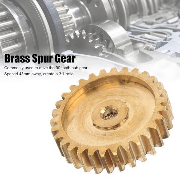 Spur-vaihde Messinki 30 Hampainen Servolle 25 Hampainen Uurre 0.8 Mod Teollisuusrobotin Osa 4305‑0025‑0030