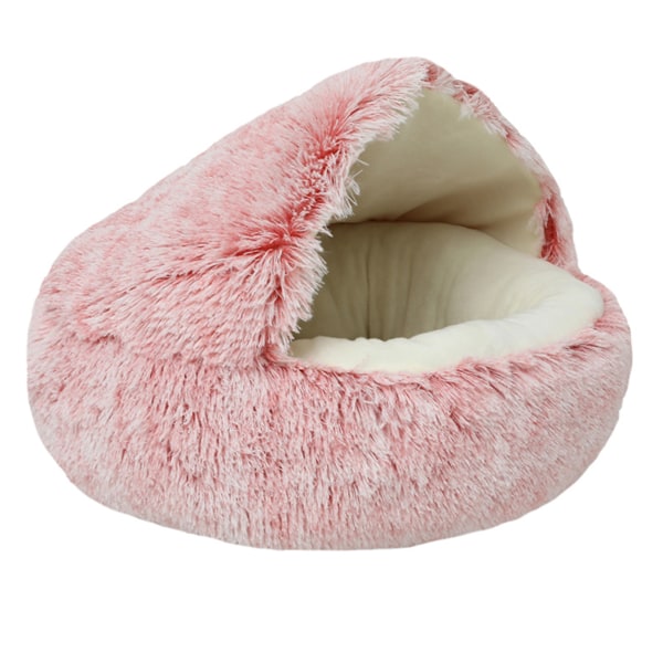 Calming Dog Beds & Cat Cave Bed with Hooded Cover, for Small