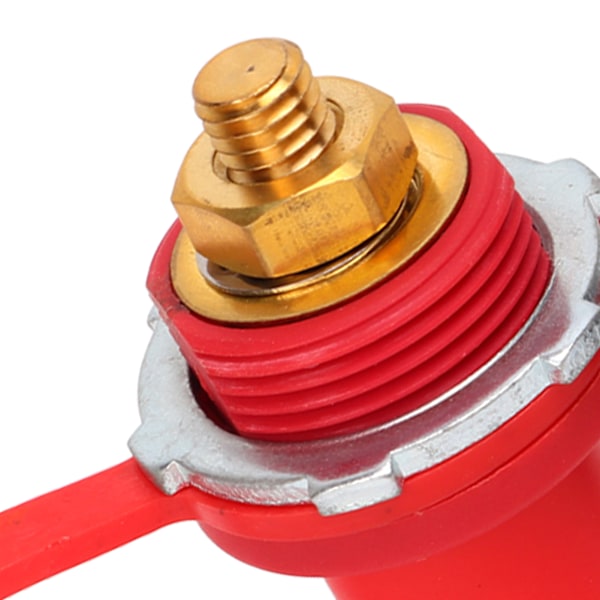 1 Par Batteripol Thru Panel 250A Rød Svart 3/8in Stud Batteri Binding Post for Bil Marine RV