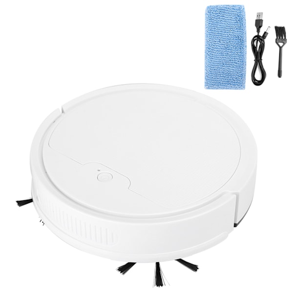 1600Pa 3000mAh 3-i-1 USB-laddning Smart Dammsugare Sopmaskin för Hemmet Vit