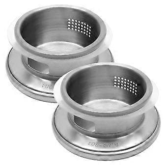 2 st Rostfritt Stål Kannlock Vattenkanna Lock Filter Vattenflasklock