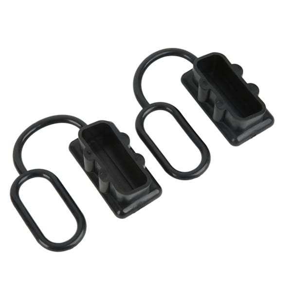 175A 1/0AWG Batterikontakt Snabbkopplingsplugg med Dammskydd för Vinschtrailer Elbil Vagn Husbil