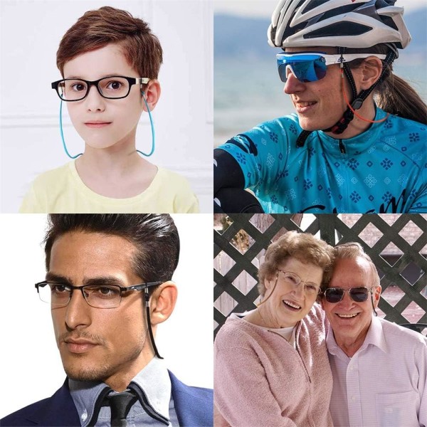 4 kpl Premium silmälasihihnat - aurinkolasien nauhapidike -