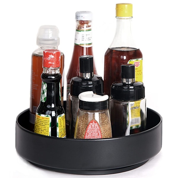Lazy Susan Organizer, Mångsidig Organizer för Kök, Badrum, Hemmakontor, Tvättstuga, Garage, Hobbyrum (25 cm)