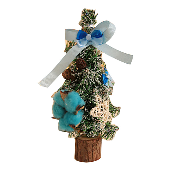26cm Mini Lille Julebord Bordtræ Smukt Fest Festival Dekoration Julepynt (#2)