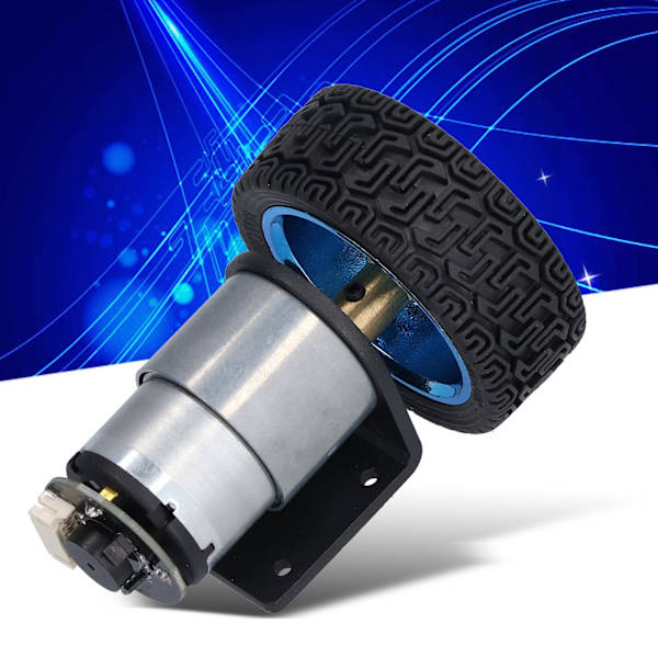 Kodare Motoruppsättning 6mm Axel med Monteringsfäste för Smart Bil Robot DIY DC6V JGB37‑52035RPM