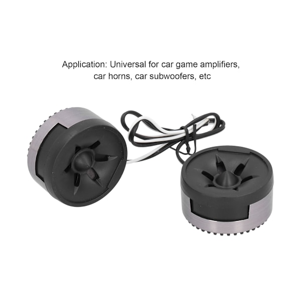 Pair Car Mini Tweeter Høytaler 30 Grader Justerbar 25 Kjerne 6000‑40000HZ 8Ω for Subwoofer