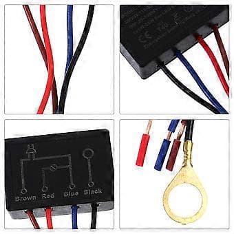 2 st Touch Light Dimmer Switch Användbar Bordslampa Modul Kontrollsensor Switch