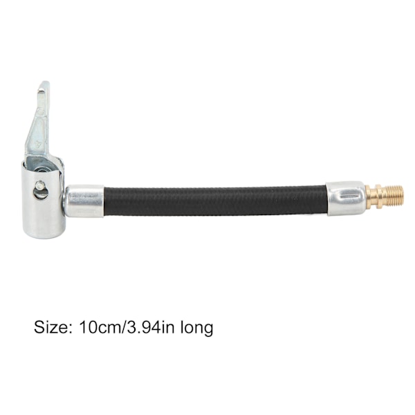 5 stk 10 cm Dekk-inflator-slange Rask inflasjon Lekkasjefri luftpumpe-slange-adapter for bil motorsykkel sykkel
