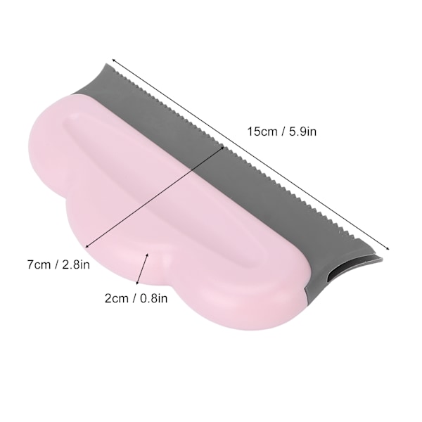 Rengjøringsbørste Elastisk Myk Hode Komfortabelt Grep Silikonmateriale Multifunksjonell Rengjøringsbørste Rosa