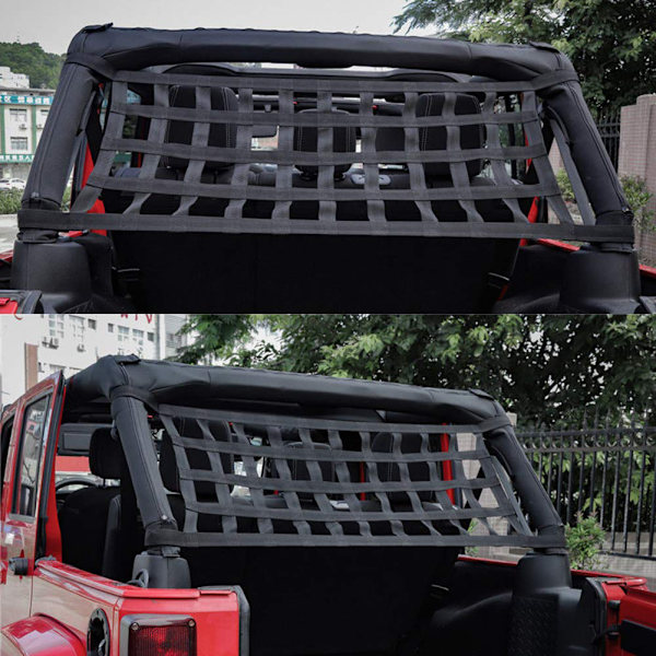 Bakre Taklastnät för Jeep Wrangler Biltakhängmatta Bilbädd Vila för Jeep Wrangler JK 2007-2018