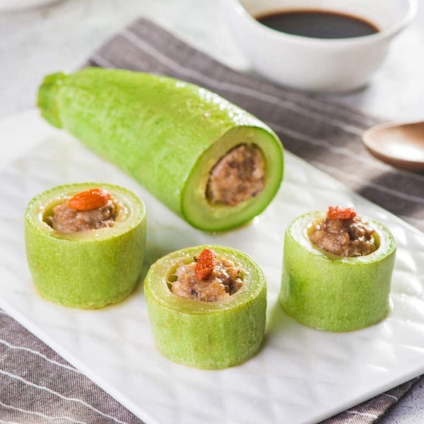 Kompakt Portabel Design Grönsakskärnare, Rostfria Blad För Zucchini, Potatis, Morötter, Multifunktionell Vass Bladborr, Ergonomiskt Halkskydd