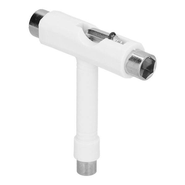 Skate Tool Multifunktionel Bærbar Skateboard TType Hex Nøgle Sæt Beslag Hardware Hvid