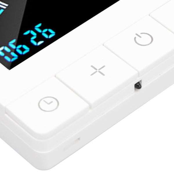 Gulvvarme Termostat LCD Display Touch Control Intelligent Timing Programmerbar Hjemmevarme Controller AC 90‑240V 16A Elektrisk Opvarmning