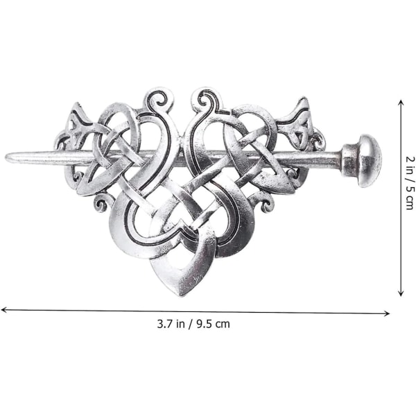 Vikinge Keltiske Hårklemmer Hårnåle Vikinge Sølv Hårpind Retro