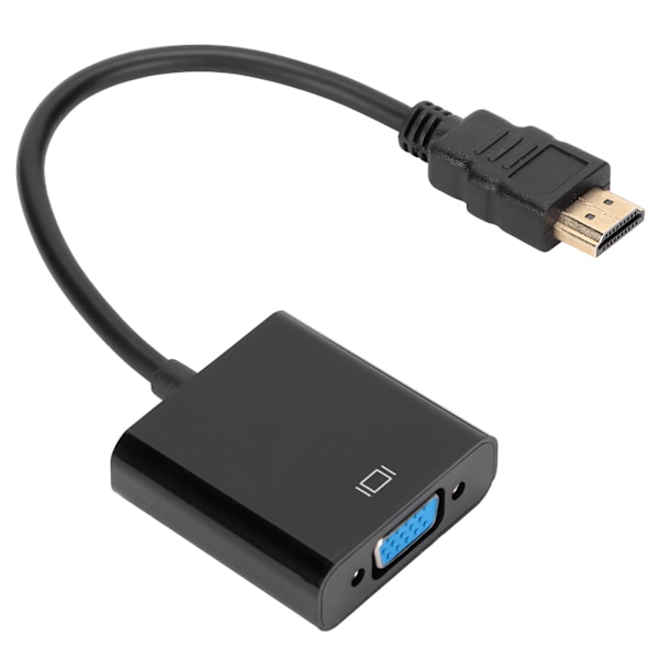 ZHIYUEN® Portabel Konverter, HD-skärmadapter för Laptop till Monitor, Stöder 1080P Full HD Signalprestanda, Bred Kompatibilitet med Stationära Datorer,
