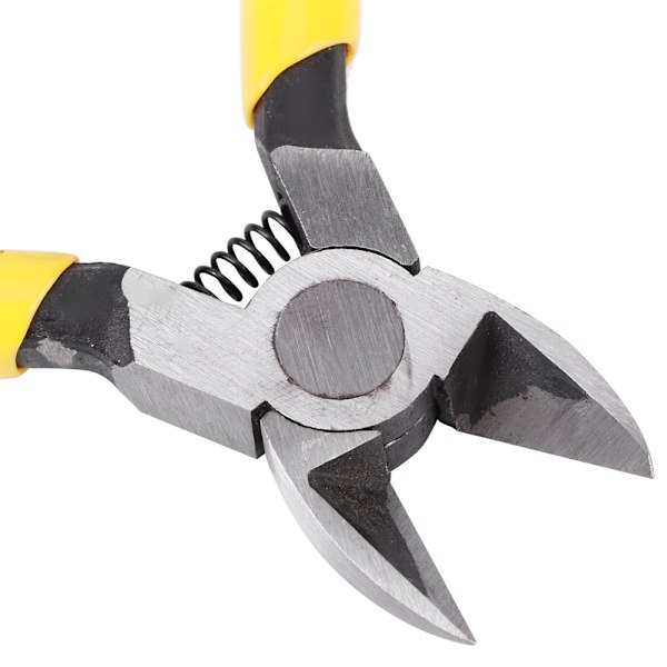 Diagonal Tång Högkolstål Kropp 2-Färgad Halksäker Handtag Återfjädrande Svans Flush Cutter 5 Tum