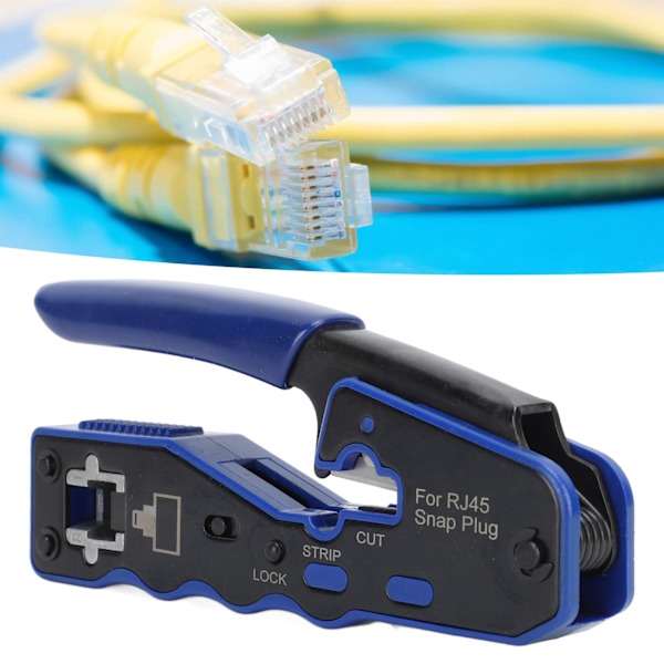 Genomgående Ethernet-krympsko RJ45 CAT6 Genomgående Krympsko Klippset