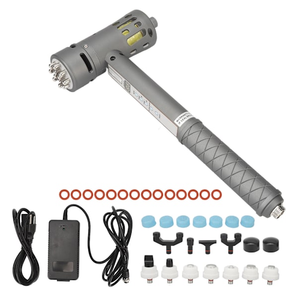 Elektromagnetisk ED Behandlingsmaskine 11 Hoveder Forbedrer Cirkulation Ekstrakorporeal Shockwave Enhed 100‑240V EU Stik