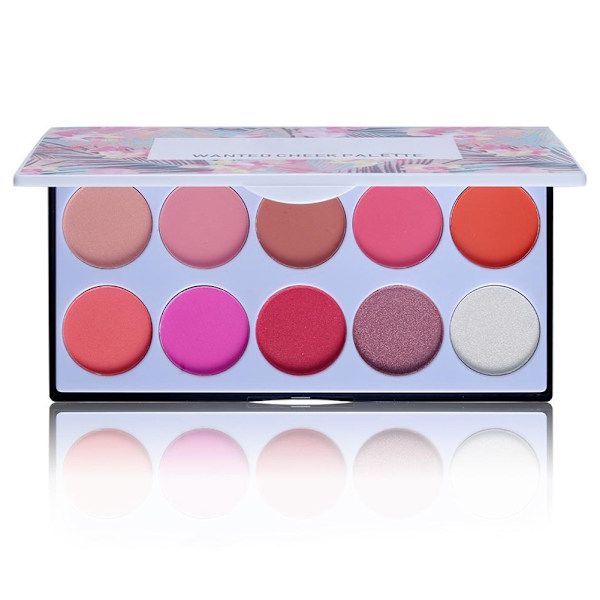 10 Farver Ansigtsmakeup Rouge Langvarig Vandfast Svedsikker Kosmetik