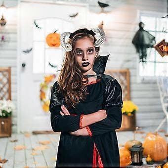 Kunstig Sauehorn Hodebøyle Cosplay Hår Performance Hårbånd Hårtilbehør Sølv