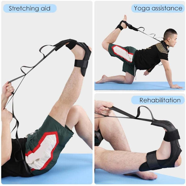 Yoga Ligament Stretching Belt Fod Drop Strop Ben Træning Fod Korrekt Ankel, Stretching Stropper til Ben, Ankel Stretch Band, Ankel Korrektion